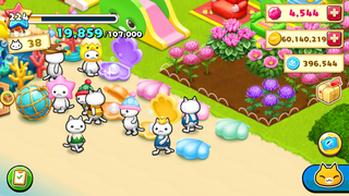 160907-29ぷくぷくかいがら全種設置済にむらがるにゃんこたち.PNG